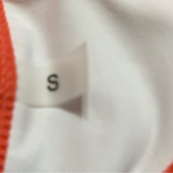 Orange Push-up Padded Bandeau Style Swim Top S - Picture 3 of 3